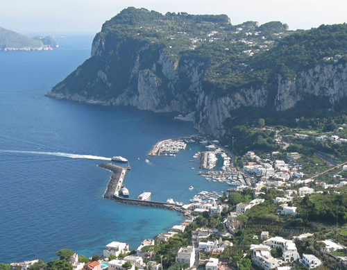Marina Grande on the Island of Capri