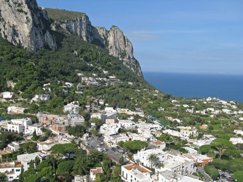 Island of Capri in Italy