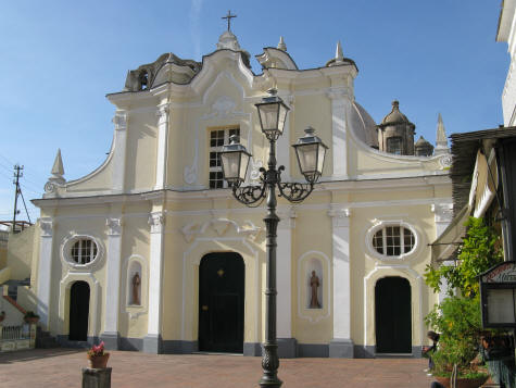 Santa Sofia Church in the Town of Anacapri