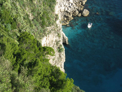 Sea Cliffs on Capri Island